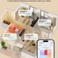 Smart home cleaning system with a floor plan and smartphone app interface.