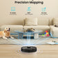 Vactidy & Vexilar | Robotic vacuum cleaner with LiDAR navigation technology in a living room setting.